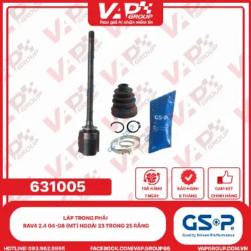 GSP LÁP trong phải RAV4 2.4 04-08 (MT) Ngoài 23 trong 25 răng