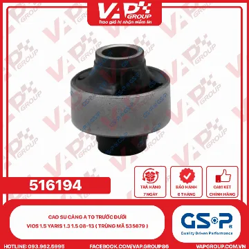 GSP Cao Su Càng A To Trước Dưới Vios 1.5 YARIS 1.3 1.5 08-13 ( Trùng mã 535679 )