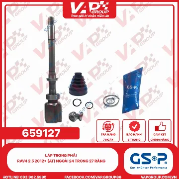GSP LÁP trong phải RAV4 2.5 2012+ (AT) Ngoài 24 trong 27 răng