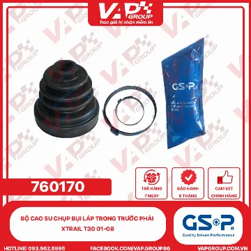 GSP BỘ CAO SU chụp bụi LÁP trong trước phải Xtrail T30 01-08