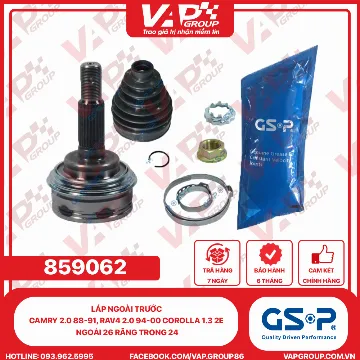 GSP LÁP NGOÀI TRƯỚC CAMRY 2.0 88-91, RAV4 2.0 94-00 COROLLA 1.3 2E NGOÀI 26 RĂNG TRONG 24
