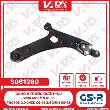GSP CÀNG A Trước Dưới PHẢI Tucson 2.0 G4Kd 09-13 2.4 G4Ke 09-13 Sportage 2.0 10-15