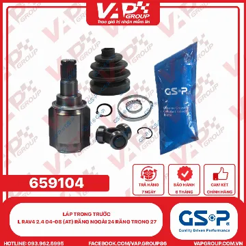 GSP LÁP trong trước L RAV4 2.4 04-08 (AT) răng ngoài 24 răng trong 27