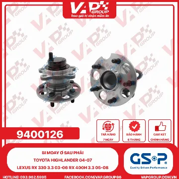 GSP Bi Moay Ơ Sau Phải Toyota Highlander 04-07 Lexus Rx 330 3.3 03-06 Rx 400H 3.3 05-08