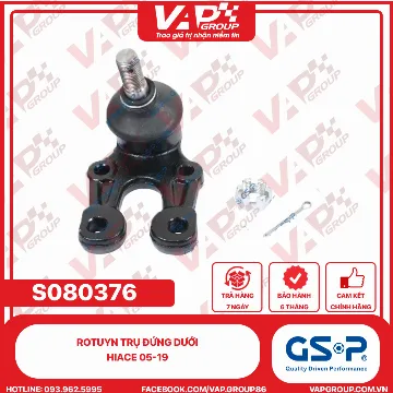 GSP Rotuyn trụ đứng dưới Hiace 05-19