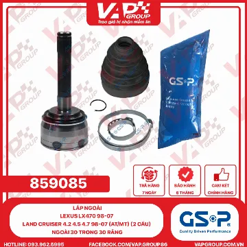 GSP LÁP ngoài LEXUS LX470 98-07 Land Cruiser 4.2 4.5 4.7 98-07 (AT/MT) (2 cầu) Ngoài 30 trong 30 răng