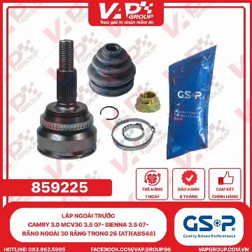 GSP LÁP ngoài trước Camry 3.0 MCV30 3.5 07- SIENNA 3.5 07- răng ngoài 30 răng trong 26 (AT)(ABS48)