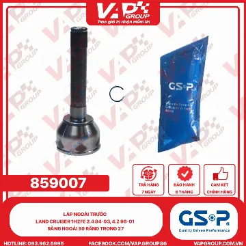 GSP LÁP ngoài trước LAND Cruiser 1HZFE 2.4 84-93, 4.2 96-01 răng ngoài 30 răng trong 27