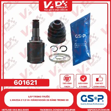 GSP LÁP trong trước L Mazda 2 1.5 14+ răng ngoài 26 răng trong 20