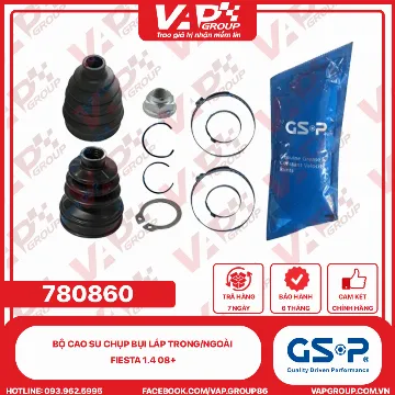 GSP BỘ CAO SU chụp bụi LÁP trong/ngoài Fiesta 1.4 08+