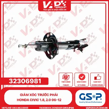 GSP Giảm xóc Trước Phải Honda Civic 1.8, 2.0 06 - 12