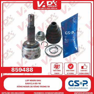 GSP LÁP NGOÀI SAU RAV4 2.4 05-16 RĂNG NGOÀI 26 RĂNG TRONG 19