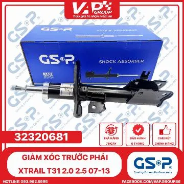 GSP giảm xóc trước Phải Xtrail T31 2.0 2.5 07-13