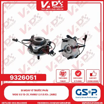 GSP Bi Moay Ơ Trước PHẢI Vios 1.5 13-21, Yaris 1.3 1.5 13-, (ABS)