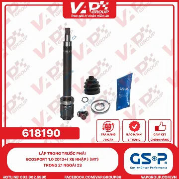 GSP Láp Trong Trước Phải Ecosport 1.0 2013+( Xe Nhập ) (MT) TRONG 21 NGOÀI 23