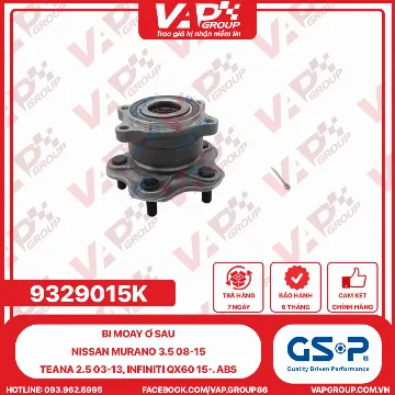 GSP Bi Moay Ơ Sau Nissan Murano 3.5 08-15, Teana 2.5 03-13, Infiniti Qx60 15-. Abs