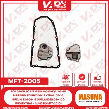 Bộ Ld Hộp Số A/T Nissan Qashqai 06-15 Bluebird Sylphy 06-12 Xtrail 07-16. Suzuki Sx4 06-16 Outlander 09+ (Cổ Vuông Thấp - cùng bộ MFT-2010)