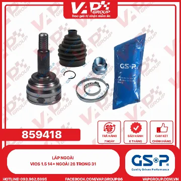 GSP Láp Ngoài Vios 1.5 14+ Ngoài 26 Trong 31