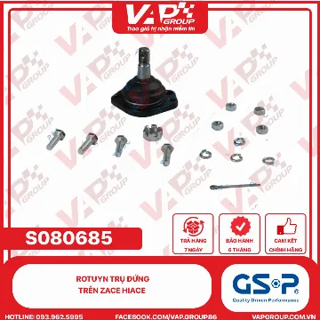 GSP Rotuyn trụ đứng trên Zace Hiace
