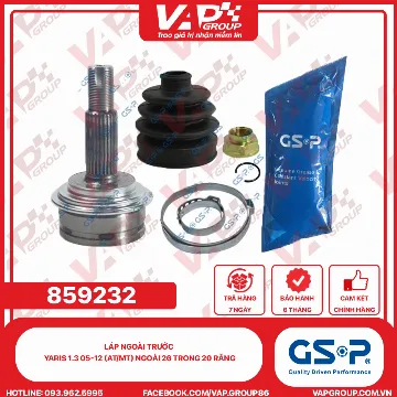GSP LÁP ngoài trước Yaris 1.3 05-12 (AT/MT) Ngoài 26 trong 20 răng