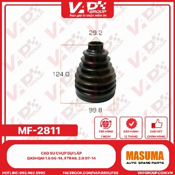 Cao Su Chụp Bụi Láp Qashqai 1.6 06-14, Xtrail 2.0 07-14.