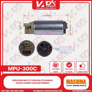Bơm Xăng RẮC TO THÂN DÀI LÕI CARBON TOYOTA CAMRY LEXUS MITSUBISHI V.V..V
