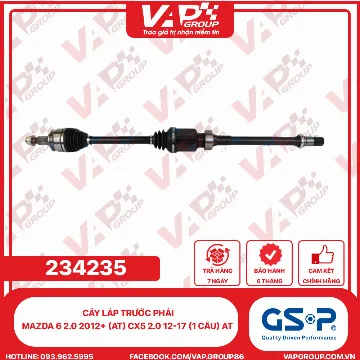 GSP Cây Láp Trước Phải Mazda 6 2.0 2012+ (At) Cx5 2.0 12-17 (1 Cầu) At