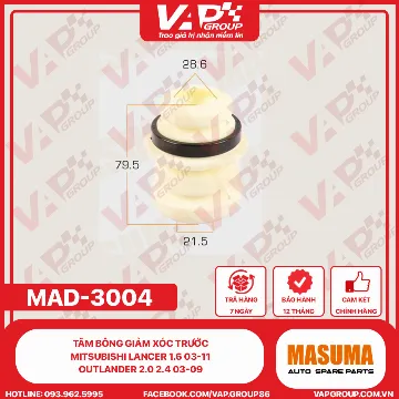 Tăm Bông Giảm Xóc Trước Mitsubishi Lancer 1.6 03-11, Outlander 2.0 2.4 03-09