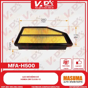 Lọc Gió Động Cơ Honda Crv 2.0 06-12