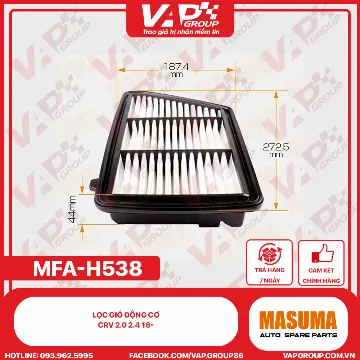 Lọc Gió Động Cơ Crv 2.0 2.4 16-