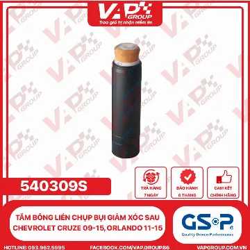 GSP Tăm Bông Liền Chụp Bụi Giảm Xóc Sau Chevrolet Cruze 09-15, Orlando 11-15