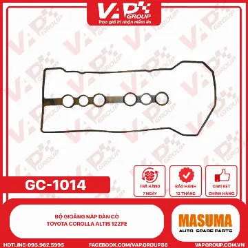BỘ Gioăng Nắp Dàn Cò Toyota Corolla Altis 1Zzfe