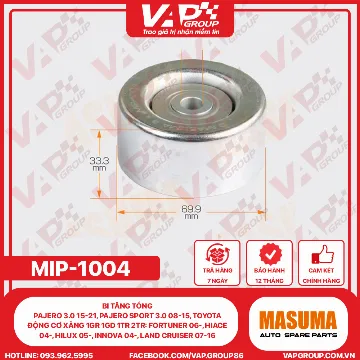 Bi Tăng Tổng Pajero 3.0 15-21, Pajero Sport 3.0 08-15, Toyota Động Cơ Xăng 1Gr 1Gd 1Tr 2Tr: Fortuner 06-, Hiace 04-, Hilux 05-, Innova 04-, Land Cruiser 07-16,