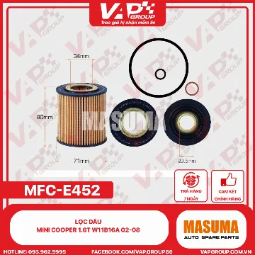 Lọc Dầu Mini Cooper 1.6T W11B16A 02-08
