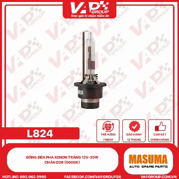 Bóng Đèn Pha Xenon Trắng 12V-35W Chân D2R (5000K)