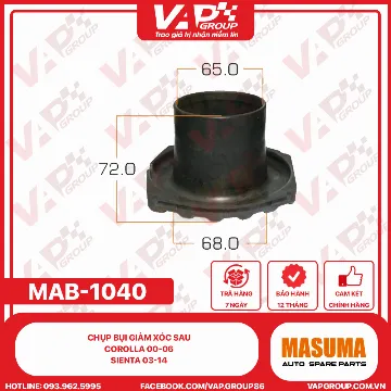 Chụp Bụi Giảm Xóc Sau Corolla 00-06, Sienta 03-14