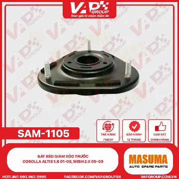 Bát Bèo Giảm Xóc trước Corolla Altis 1.8 01-08, Wish 2.0 05-09 (ngừng nhập)