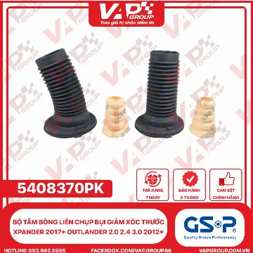 GSP Bộ tăm bông liền chụp bụi GIẢM XÓC trước Xpander 2017+ Outlander 2.0 2.4 3.0 2012+(2chụp bụi + 2tăm bông)