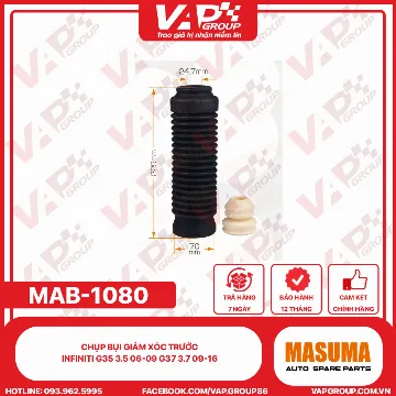 Chụp bụi giảm xóc trước Infiniti G35 3.5 06-09 G37 3.7 09-16