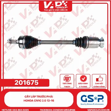 Cây Láp Trước Phải Honda Civic 2.0 12-16