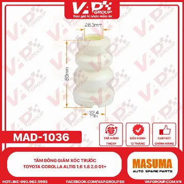 Tăm Bông Giảm Xóc Trước TOYOTA COROLLA Altis 1.6 1.8 2.0 01+