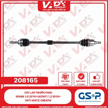GSP Cây Láp Trước Phải Spark 1.0 2010+(At/Mt) 1.2 2010+ (Mt) MATIZ CREATIVE