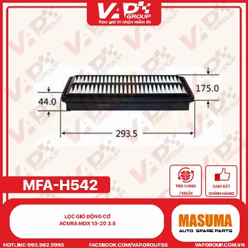 Lọc Gió Động Cơ Acura Mdx 13-20 3.5