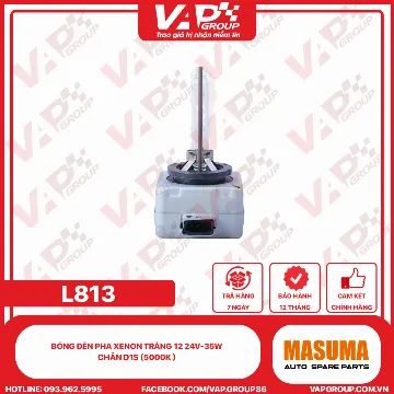 Bóng Đèn Pha Xenon Trắng 12 24V-35W Chân D1S (5000K )
