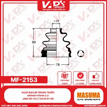 Chụp Bụi Láp Trong Trước Grand Vitara 2.0 J20A 05-16 2.7 H27A 01-08
