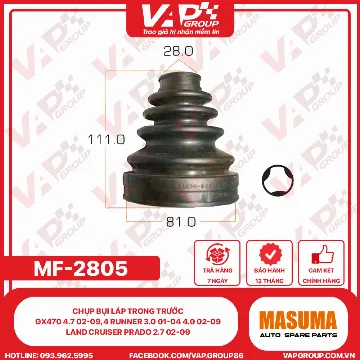 Chụp Bụi Láp Trong Trước Gx470 4.7 02-09, 4 Runner 3.0 01-04 4.0 02-09, Land Cruiser Prado 2.7 02-09