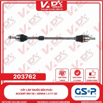 GSP Cây Láp Trước Bên Phải Accent Rio 18+, Verna 1.4 17-20