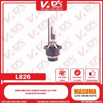 Bóng Đèn Pha Xenon Trắng 12V-35W Chân D2R (6000K )