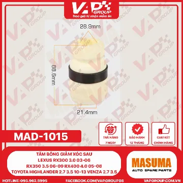 Tăm Bông Giảm Xóc Sau LEXUS Rx300 3.0 03-06, Rx350 3.5 06-09, Rx400 4.0 05-08, TOYOTA Highlander 2.7 3.5 10-13 VENZA 2.7 3.5