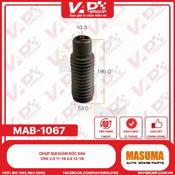 Chụp bụi giảm xóc sau CRV 2.0 11-19 2.4 12-18